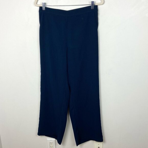 NWT‎ Retro Highline Side Stripe Track Pants Blue Size Medium New Tags Wide Leg M - Picture 6 of 13